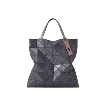 ISSEY MIYAKE Nylon Tote Bag, Shopping Bag, Handbag, Shoulder Bag Unisex Blue Black & Brown