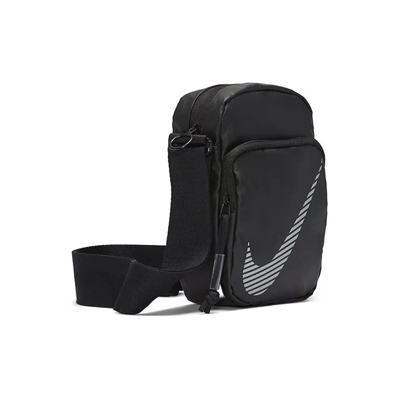 Nike Heritage Synthetic Material Shoulder Bag, Crossbody Bag Regular Unisex Black-2