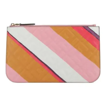 FENDI Leather Wallet Women's Multicolor