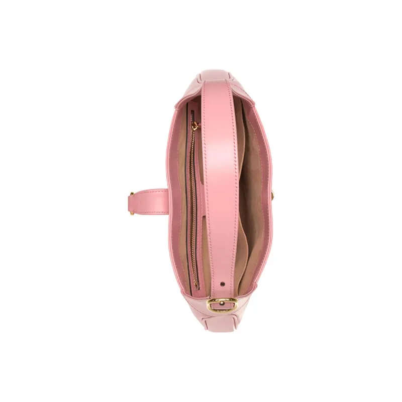 GUCCI Jackie 1961 Leather Crescent Shoulder Bag Shoulder Bag Small Size Women's Light Pink-6