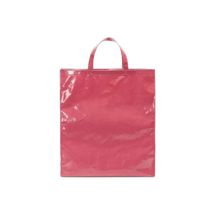 GUCCI Coated Cotton Fabric Tote Bag Shopping Bag Handbag Medium Size Unisex Pink-3