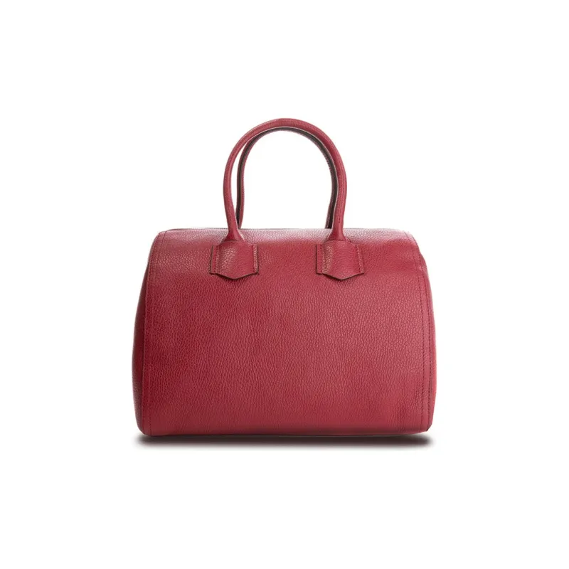 Furla Alba Leather Shoulder Bag, Crossbody Bag, Handbag Medium Size Women's Dark Red-2