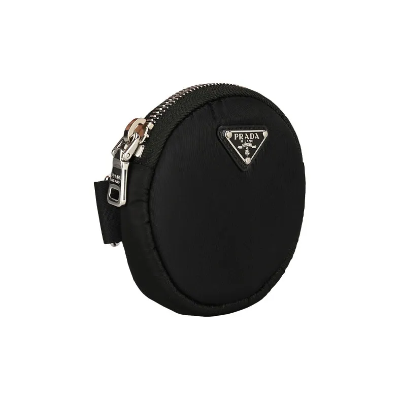 PRADA Nylon Necklace Pouch Shoulder Bag Unisex Black-1