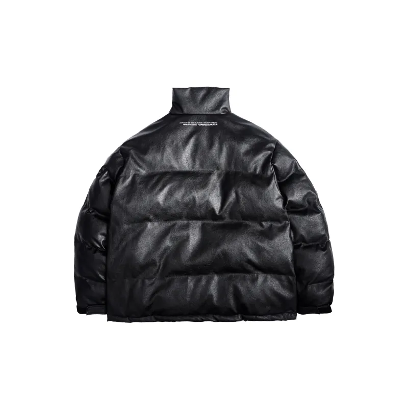 HARSH AND CRUEL Puffer Jackets Unisex Black-1