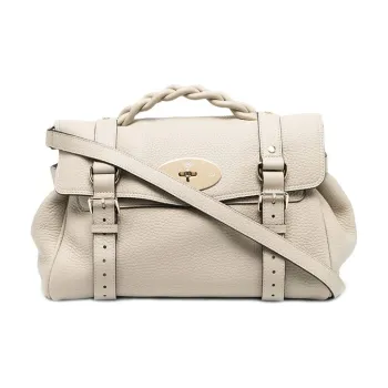 Mulberry Leather One Shoulder Handbags Regular Women's Gray