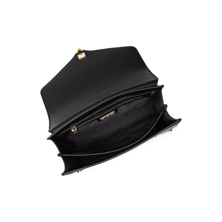 VERSACE JEANS COUTURE Leather Box Bag, Crossbody Bag, Shoulder Bag Women's Black-4