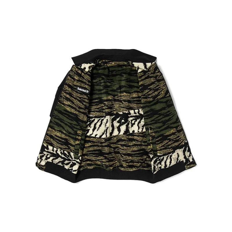 Timberland Year Of The Tiger Collection Velvet Jackets Unisex Black-3