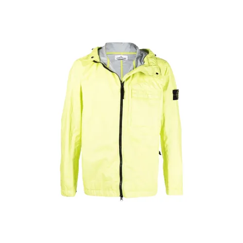 STONE ISLAND Jackets Men Yellow