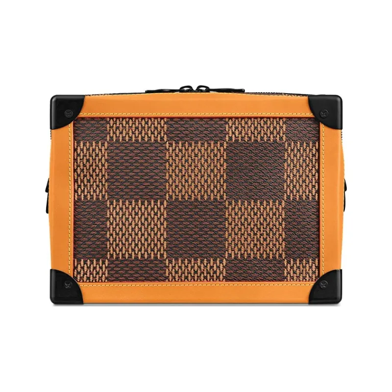 LOUIS VUITTON X Nigo Soft Trunk Damier Ebene Giant Brown-1