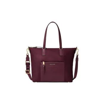 MICHAEL KORS Ariana Nylon Fabric Portable Crossbody Bag, Shoulder Bag Regular Women's Burgundy