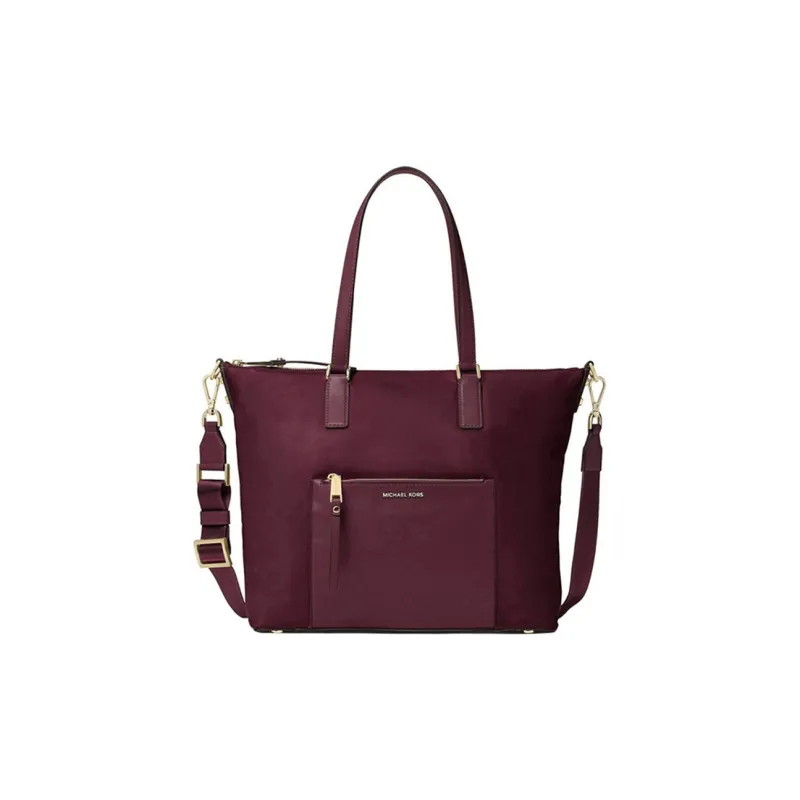 MICHAEL KORS Ariana Nylon Fabric Portable Crossbody Bag, Shoulder Bag Regular Women's Burgundy-0