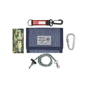 Rough Enough Denim Coin Purses Wallets Unisex Blue