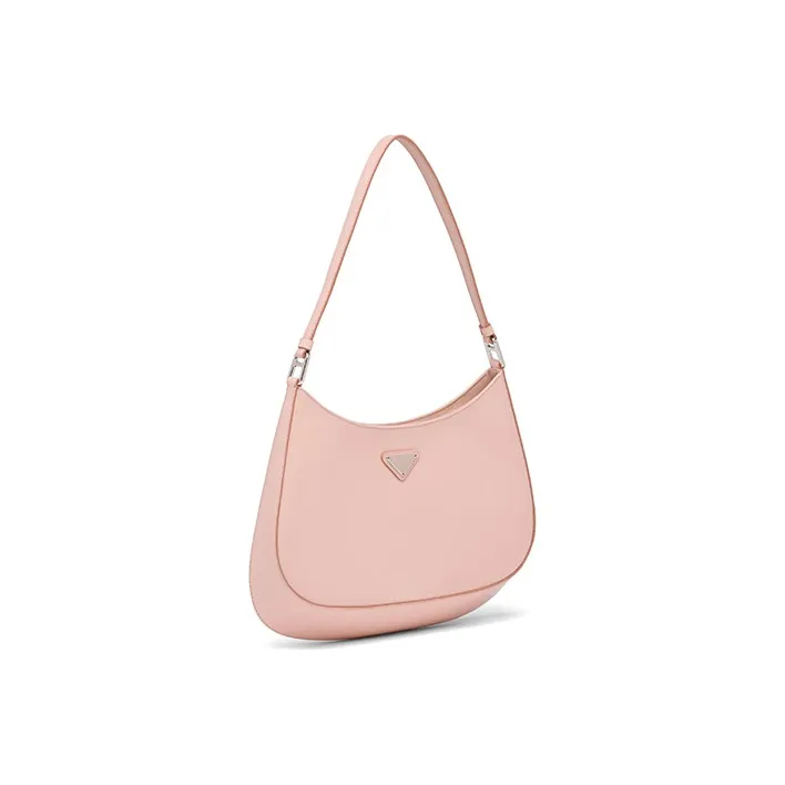 PRADA Cleo Leather Crossbody Bags Handbags Women's Orchid Pink-1
