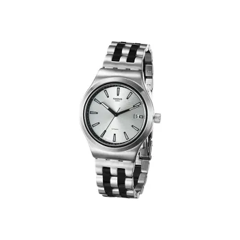 SWATCH Men 42mm White Watch YIS424G