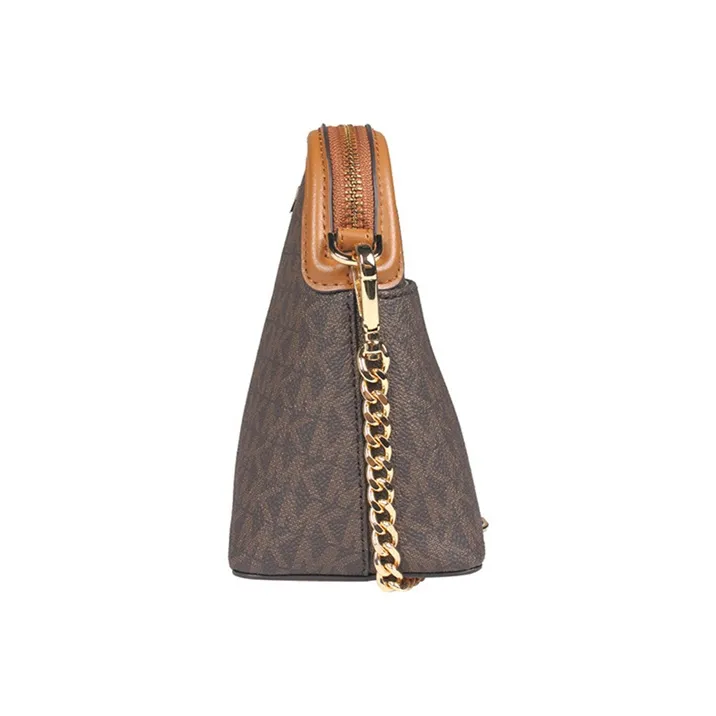 MICHAEL KORS Mott PVC Dome Bag, Shoulder Bag, Crossbody Bag Regular Women's Brown-2