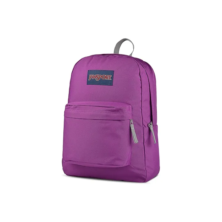 JanSport Polyester Backpack Medium Size Unisex Violet-1