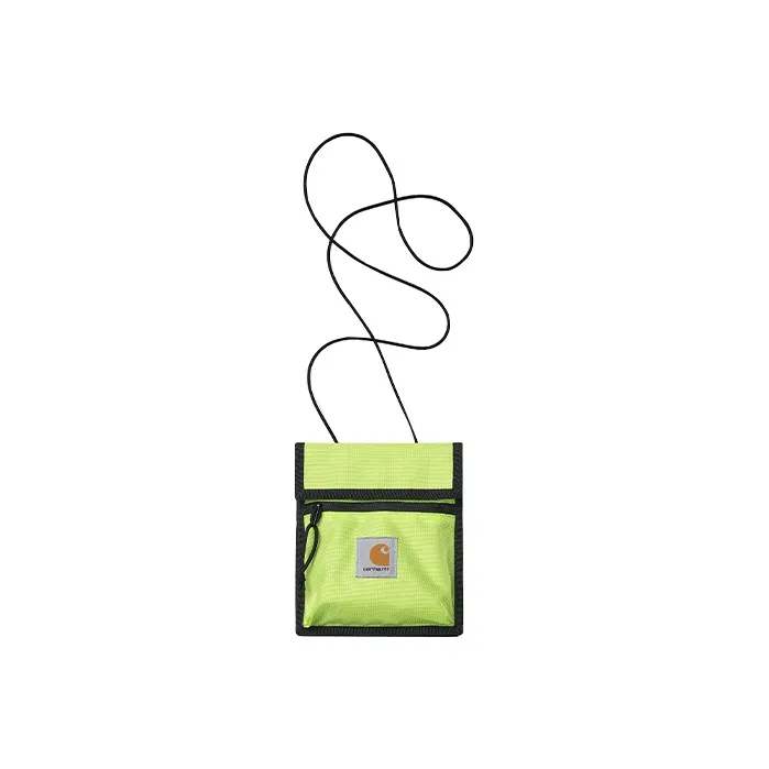 Carhartt WIP Nylon Fabric Wallet Unisex Neon Green-0