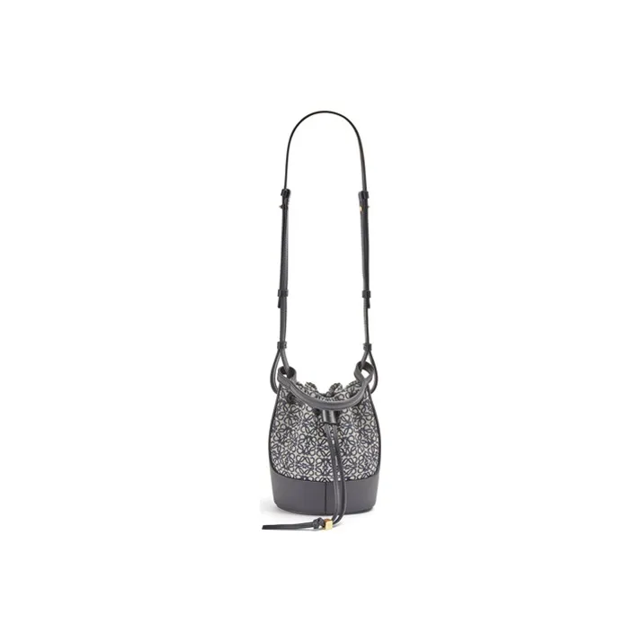 LOEWE Balloon Calfskin Canvas Balloon Bag Shoulder Bag Crossbody Bag Handbag Mini Women's Marine Blue/Black-2