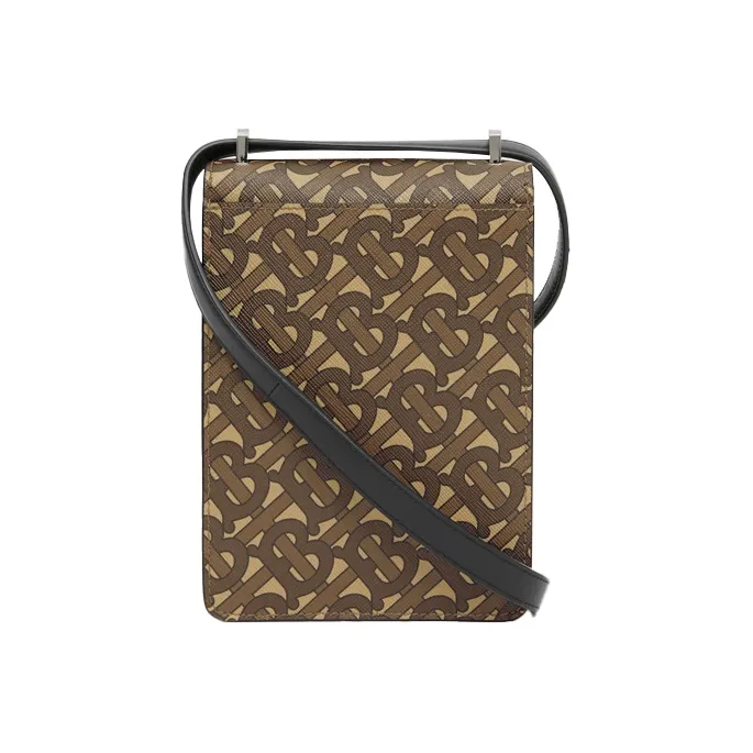 Burberry Robin Canvas Shoulder Bag Crossbody Bag Regular Women's Brown-1