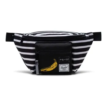 Herschel Andy Warhol Collaboration Polyester Crossbody Bags Fanny Pack Small Size Unisex Black