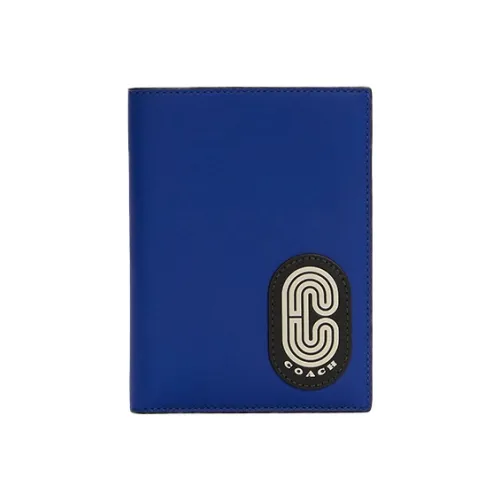 COACH Passport Case Passport Holders Blue