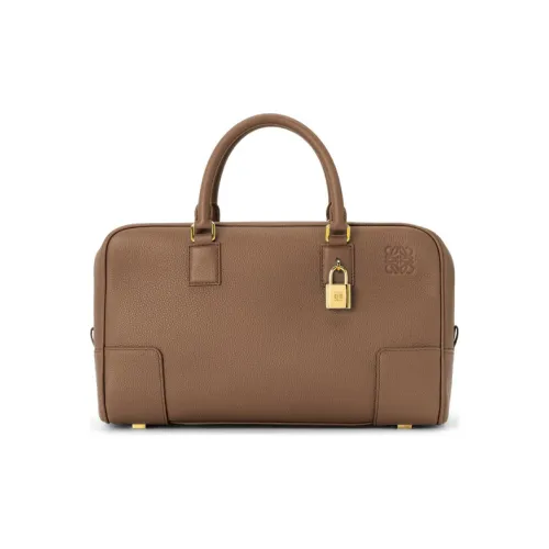 LOEWE Amazona 28 Bag In Soft Grained Calfskin Cacao