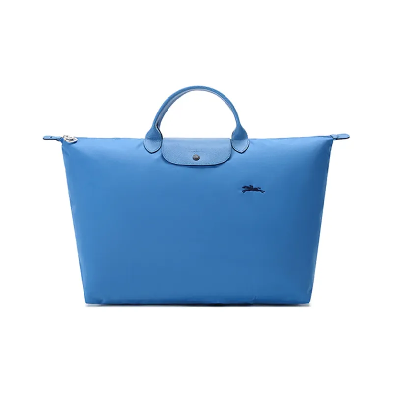 LONGCHAMP Le Pliage Fabric Handbag Large Size Women's Blue-0