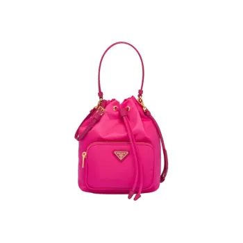 PRADA PRADA Luggage Collection Fabric One Shoulder Handbags Women's Fuchsia