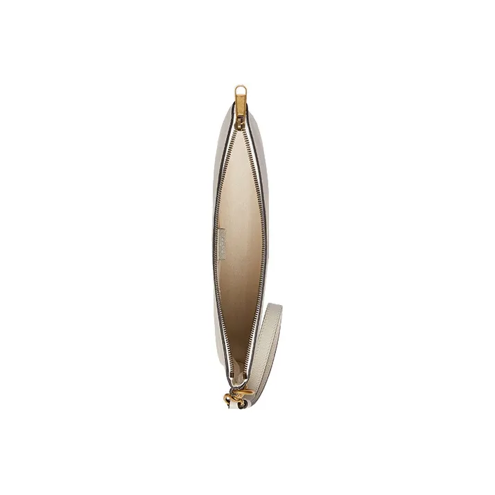 GUCCI Leather Clutch Unisex White-6