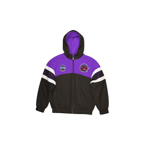 Mitchell & Ness Sports Hooded Jacket Raptors Black Unisex