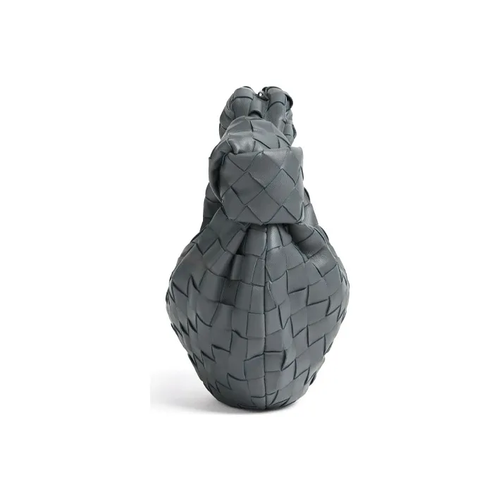 Bottega Veneta JODIE Cow Leather Dumpling Bag Clutch Regular Women's Gray-1