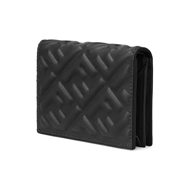 FENDI By Marc Jacobs Small Wallet Black Nappa Leather Wallet-1