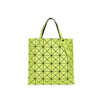 ISSEY MIYAKE Polyvinyl Chloride Tote Bag Shopping Bag Shoulder Bags Handbags Women's Grass Green
