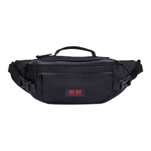 Anta Twill Fanny Pack Regular Unisex Black