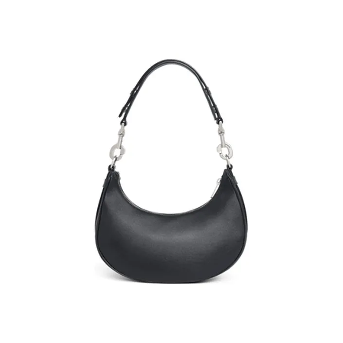 CELINE AVA Smooth Cow Leather Crossbody Bag Shoulder Bag Women's Black-2