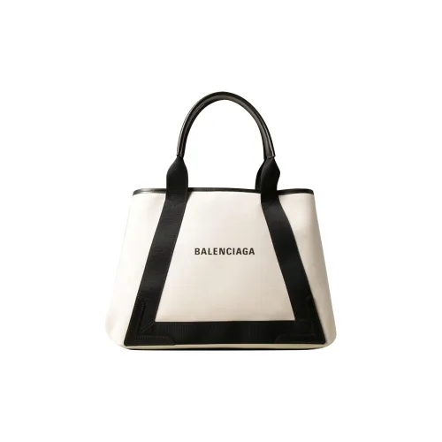 Balenciaga Canvas tote Laurent Bag Shopping Bag Handbag Women's Beige