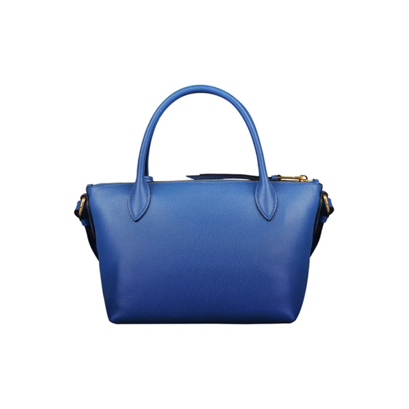 PRADA Leather Crossbody One Shoulder Handbag Women's Royal Blue-2