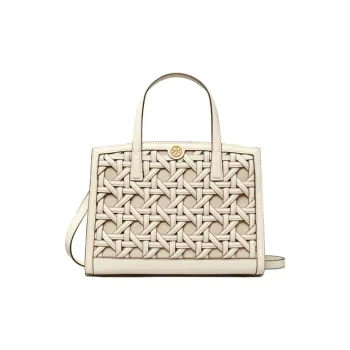 TORY BURCH Leather Shoulder Bag, Crossbody Bag, Handbag Women's White