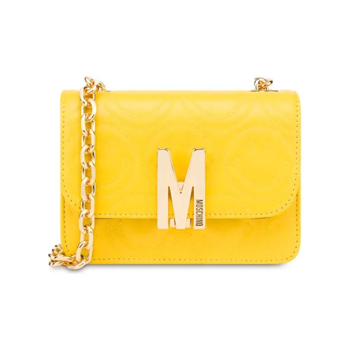 MOSCHINO Versatile Shoulder Bag Women's Yellow-0