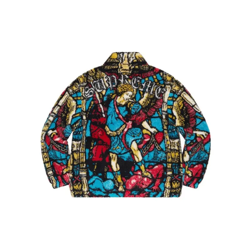 Supreme Saint Michael Fleece Jacket - Cheap Rcj Jordan Outlet 