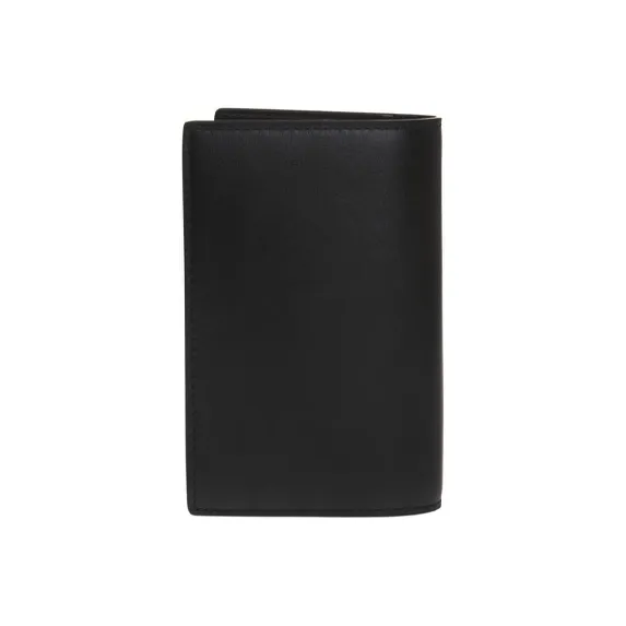 GUCCI Leather Wallet Men's Black-2