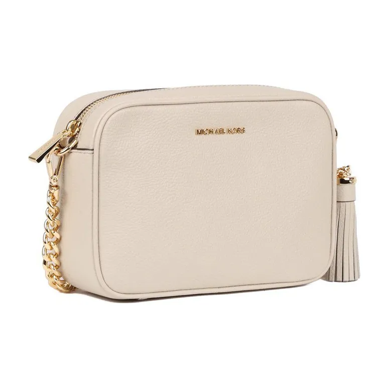 MICHAEL KORS MICHAEL KORS Luggage Collection Leather Shoulder Bag Medium Size Women's Light Umber-1