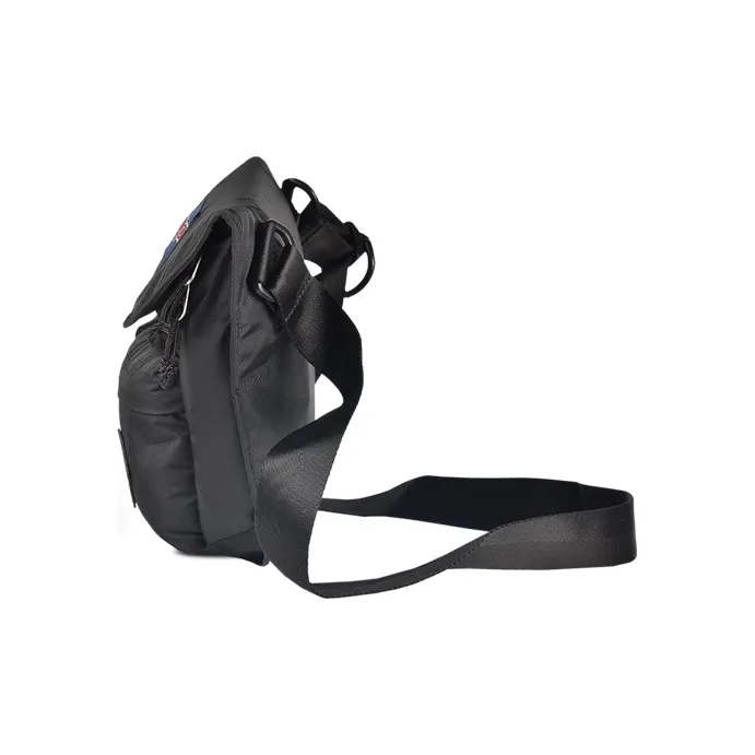JanSport Nylon Fabric Messenger Bag Crossbody Bags Regular Unisex Black-7