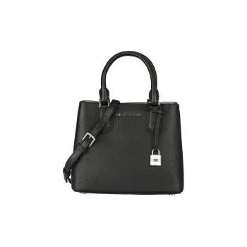 MICHAEL KORS Cow Leather Backpack Crossbody Handbag Women's Black