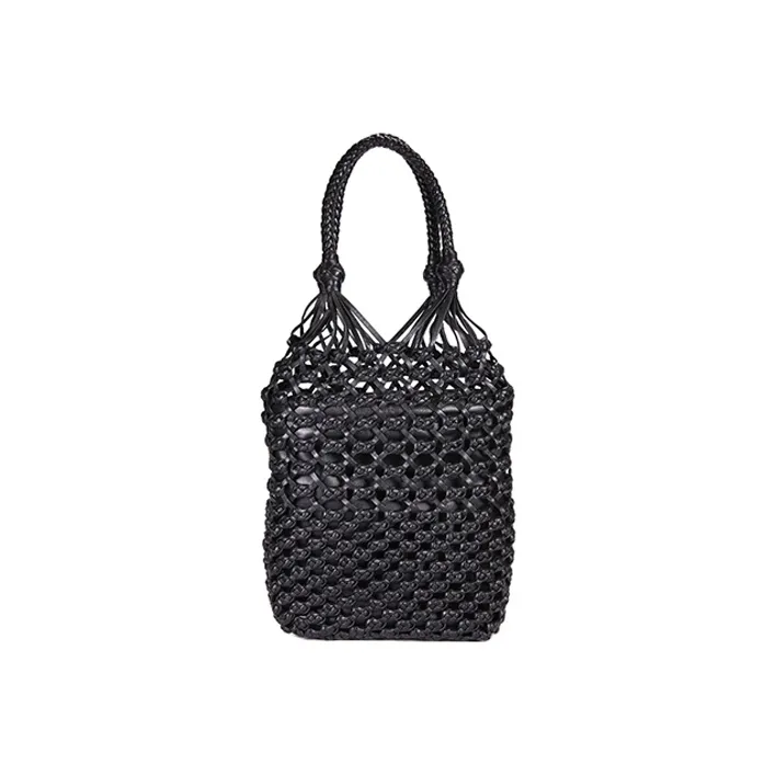 MIU MIU Leather Handbag Regular Women's Black-1