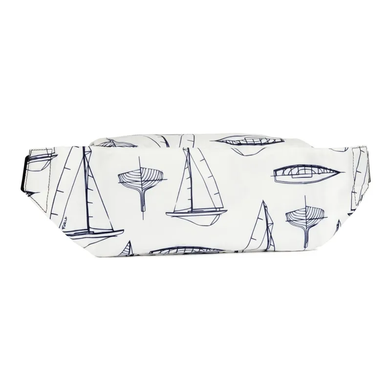 Furla Nylon Fabric Fanny Pack Men's White-1