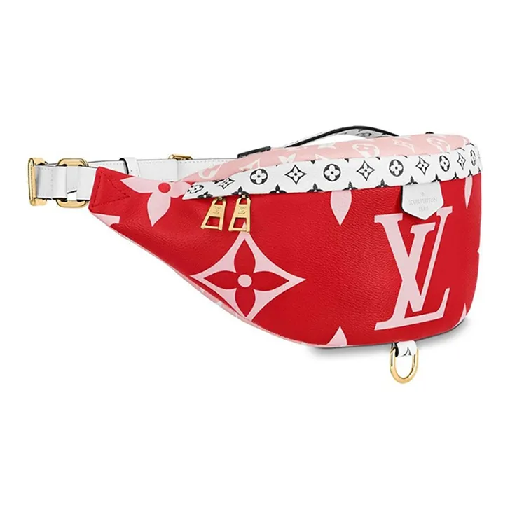 LOUIS VUITTON Bumbag Monogram Giant Red/Pink-1