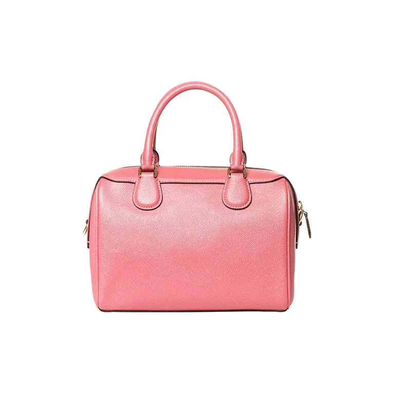COACH Bennett Leather Crossbody Bag, Boston, One Shoulder Handbag Small Size Women's Cherry Blossom Pink Red-1
