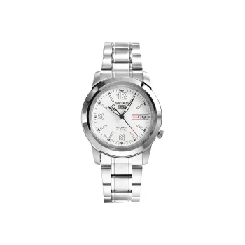SEIKO Mechanical Movement Stainless Steel Strap Watch Men's Watches Silver Dial SNKE57J1