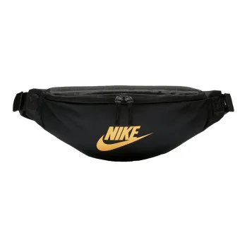 Nike Heritage Polyester Crossbody Bags Fanny Pack Regular Unisex Black